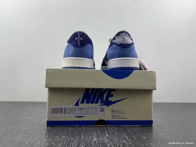 SCOTT TRAVIS AIR X JORDAN 1 CUSTOM DM7866-808 0506